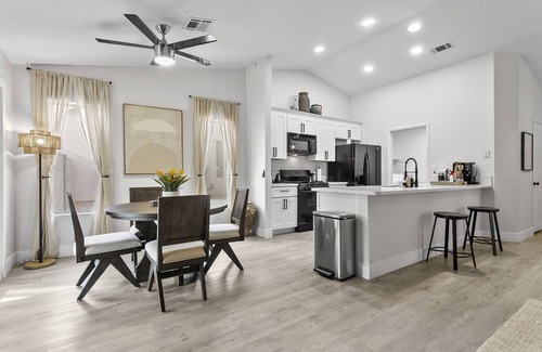 North Las Vegas House | Chic 1Story Pool Home 2KingBeds, Grill, Coffee, AirHockey, Mins2 Las Vegas Strip