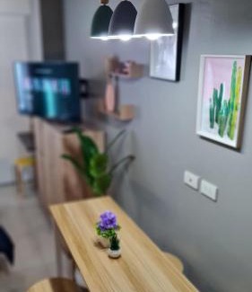 Barangay 76 Apartment | Chic Nordic Condo Unit at Shore Residences Mall of Asia