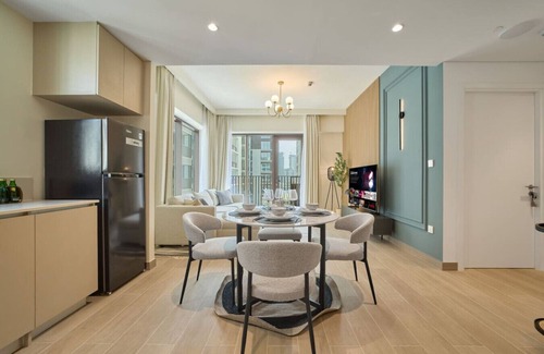 Dubai Apartment | Chic & Sunny 1BR Escape | Grove Creek Beach Access