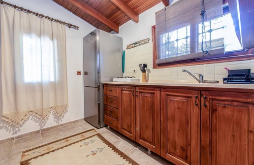 Bitez Villa | Chic Villa w Fireplace 3 min to Beach in Bodrum