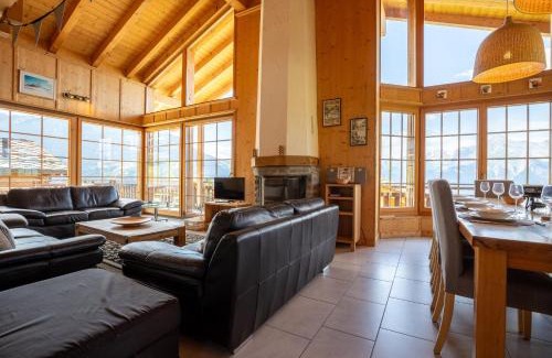 Veysonnaz Ski Chalet | Christoph STANDING & CALM chalet 10 pers by Alpvision Résidences