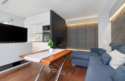 Zaspa Apartment | Chrobrego 38A | Gdańsk | Blue Apartment | Parking & Garden