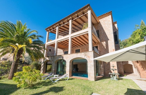 Fornalutx Villa | CIRCE - Stunning townhouse with an indoors heated pool in the mountains. Free WiFi