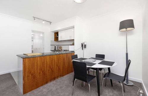 Perth Central Business District Apartment | City View 1BR Gem on Mounts Bay Road