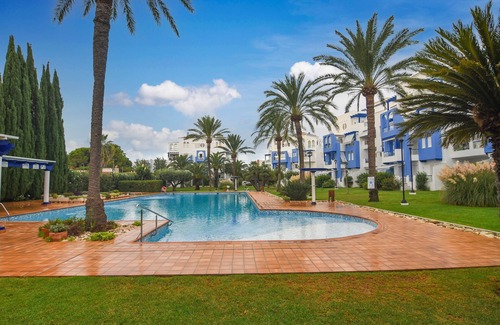 Denia Apartment | Classic and cheerful studio in Denia, Costa Blanca, Spain with communal pool for 4 persons