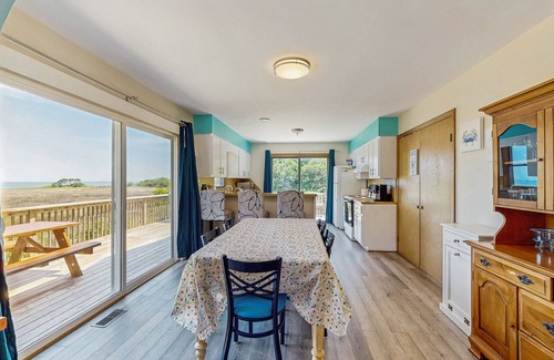 Brigands' Bay House | Classic home with sound & marsh views, hot tub, decks - near beaches/lighthouse
