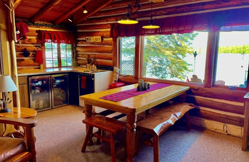 East Jordan Cabin | Classic Log Cabin on Beautiful Lake Charlevoix!