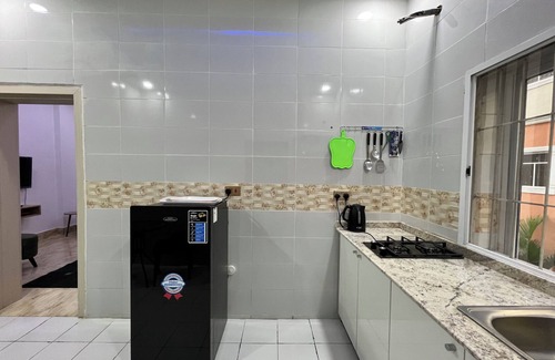 Utako Apartment | CLEAN 1 BEDROOM FLAT +WIFI, KITCHEN& 24HRS LIGHT WITH AC