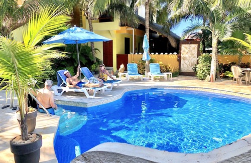 Colonia Salina Chica Villa | Clean and new, upscale studio at a tropical oasis. Close to beach and town!