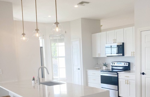 Crown Pointe Villa | Clean, modern, sophisticated finishes---Lakeview Sunsets EVERYNIGHT