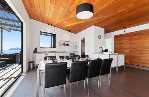 Langs Beach House | Clifftop Castle - Langs Beach Holiday Home