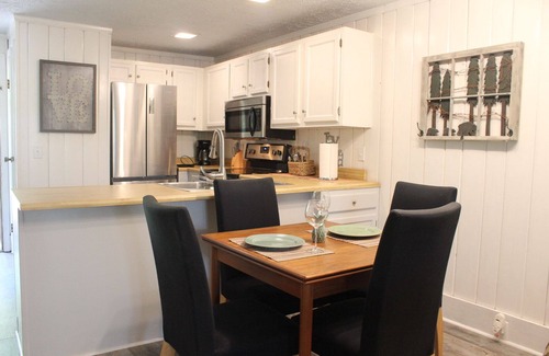 Salem Condo | Closest to pool - and free use of our canoe!
