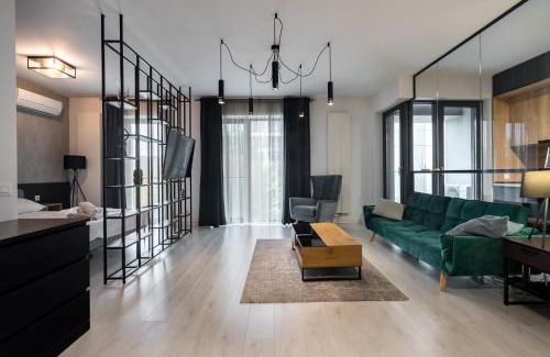 Aviatiei Apartment | Cloud9 Noir - Modern Design