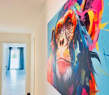 Leinefelde-Worbis Apartment | CLUBHAUS 6 - Dachwohnung mit 2 Schlafzimmern, Balkon & Netflix