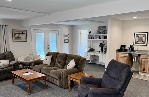Coinjock House | CM0002, Flex Stays, Water Views, Modern Coastal Decor