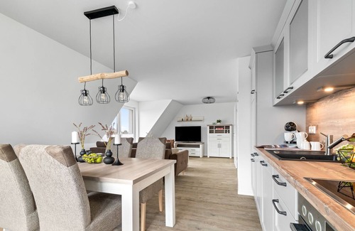 Westerdeichstrich Apartment | Coast 3 - 2 bedrooms, balcony with field view, shower room