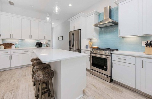Dune Allen Beach House | Coastal Chic w Golf Cart, Bikes and Close to Beach