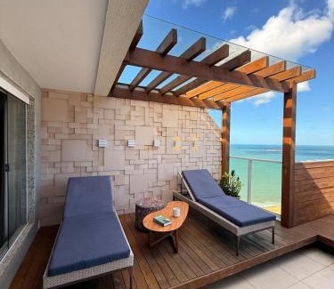 Praia de Itaparica Apartment | Cobertura frente mar
