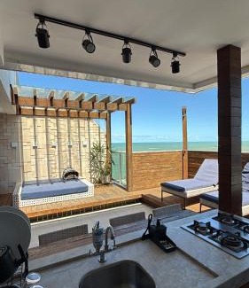 Praia de Itaparica Apartment | Cobertura frente mar