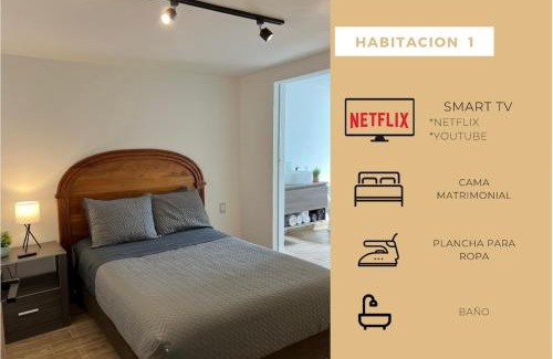 Pachuca Apartment | Comfortable apartment in Fraccionamiento