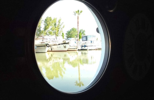 Bellegarde Boat Rental | Comfortable Houseboat in Great Location -Aircon, Small Pool & Wi-fi Included