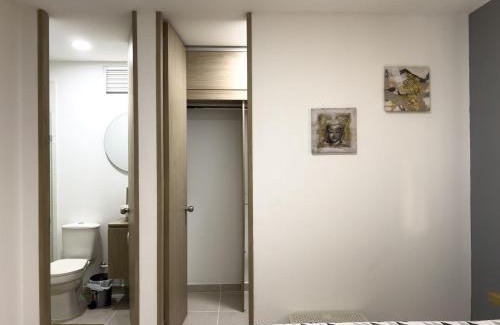 Santa Maria Apartment | Comodo 2 cuartos AC y piscina