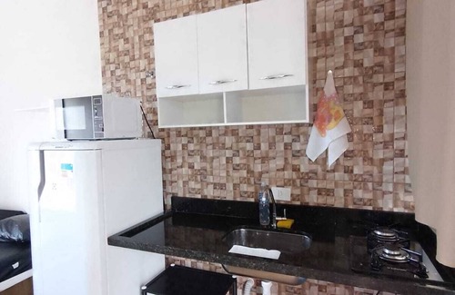 Caraguatatuba Ski Chalet | Complete Chalet with private kitchen in Gated Community for Couples💙 1st floor