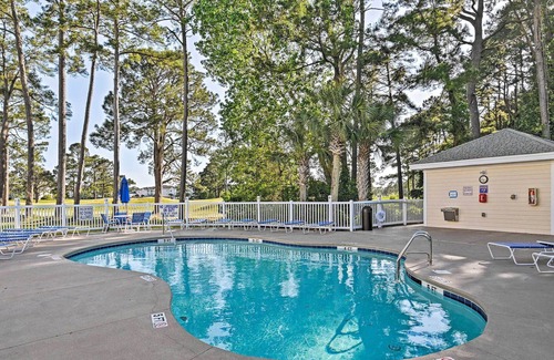 Central Myrtle Beach Condo | Condo w/ Patio & Pool Access ~ 2 Miles to Beaches