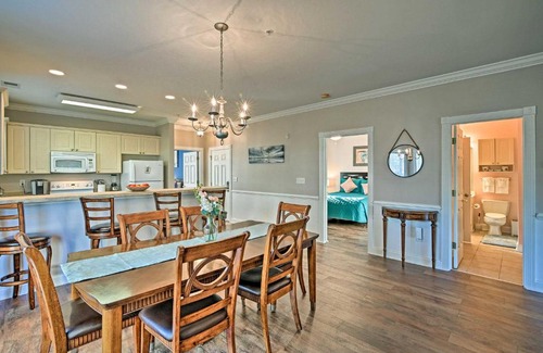 Central Myrtle Beach Apartment | Condo with Patio and Pool Access about 2 Miles to Beaches