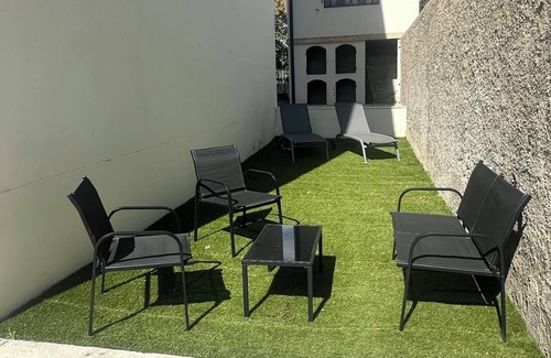Ampuis Apartment | Condrieu garden apartment with private enclosed parking space