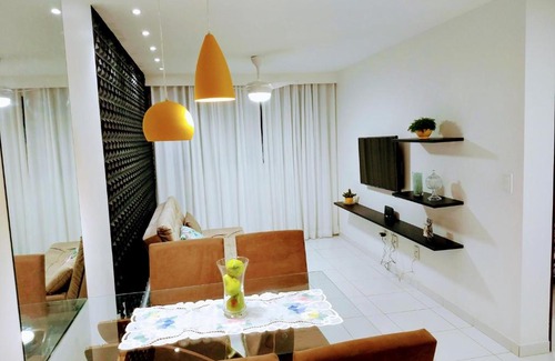 Jatiuca Apartment | Confortável apartamento com piscina 300mt da praia