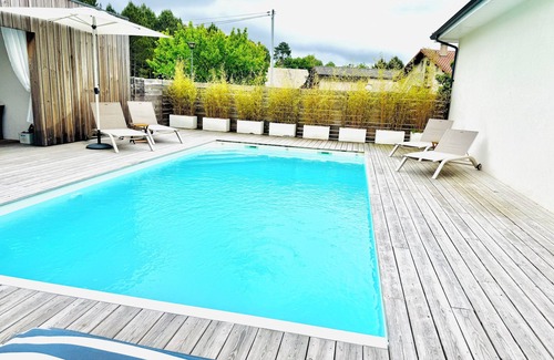 Saint-Julien-en-Born House | Contemporary Villa, Terrace and Pool House