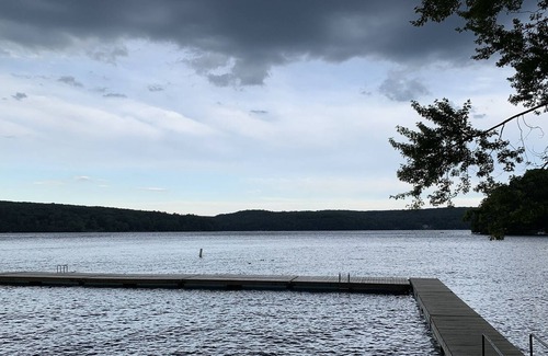 Wallenpaupauk Lake Estates Cabin | Contemporary Log Cabin : *2 Blocks* from Lake Wallenpaupack, Located in WLE