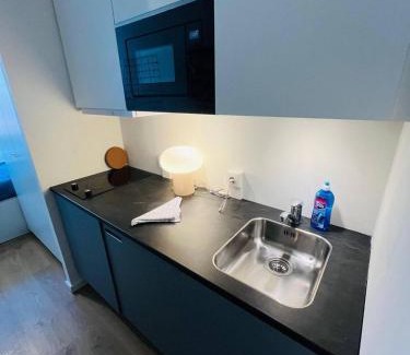 København NV Apartment | Copenhagen Studio with Double Bed and Kitchen 3