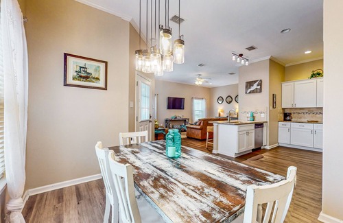 Rockport House | Coral Reef coastal home with pool, covered deck, central AC & W/D
