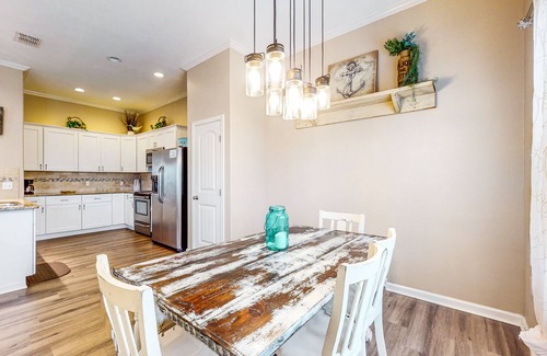 Rockport House | Coral Reef coastal home with pool, covered deck, central AC & W/D