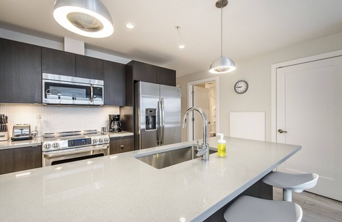 Downtown Apartment | Corporate Stays - Luxurious 1BR Apartment with Upscale Amenities and City Views
