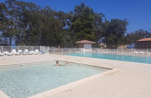 Bravone Apartment | Corsica: apartment in residence * 6 people - swimming pool at 100m beach