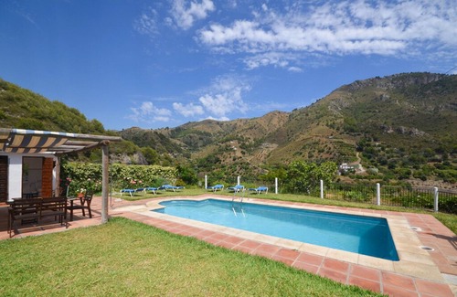 Nerja Villa | Cortijo Mari Carmen: Large Private Pool, Sea Views, A/C, WiFi