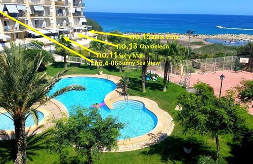 Coveta Fuma Apartment | Costa Blanca, 1st line to the sea in El Campello. With private sun terrace, Beautiful resort
