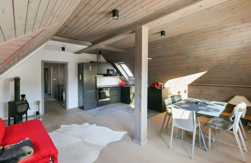 Horni Marsov Apartment | Cosy apartment for 6 people with WIFI, TV, patio, panoramic view and parking