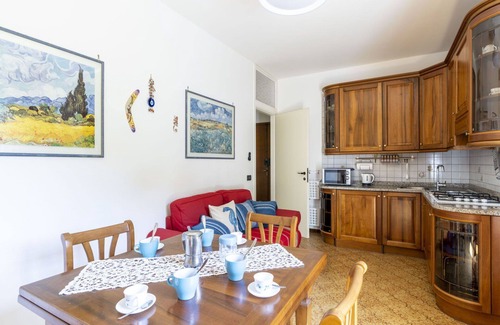 San Bartolomeo al Mare Apartment | Cosy apartment for 4 guests with pool, WIFI, TV, terrace, panoramic view and parking