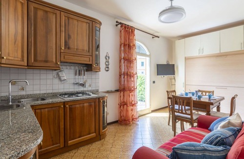 San Bartolomeo al Mare Apartment | Cosy apartment for 4 guests with pool, WIFI, TV, terrace, panoramic view and parking