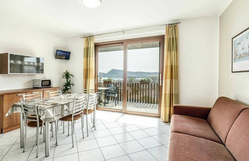Villaggio Sanghen Apartment | Cosy apartment for 4 guests with pool, WIFI, A/C, TV, terrace and pets allowed