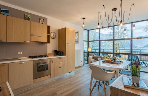 Molina di Ledro Apartment | Cosy apartment for 5 people with WIFI, TV, terrace and pets allowed