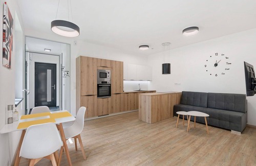 Janov nad Nisou Apartment | Cosy apartment for 3 guests with WIFI, TV and terrace