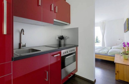 Vaz-Obervaz Apartment | Cosy apartment for 2 guests with WIFI, TV and balcony