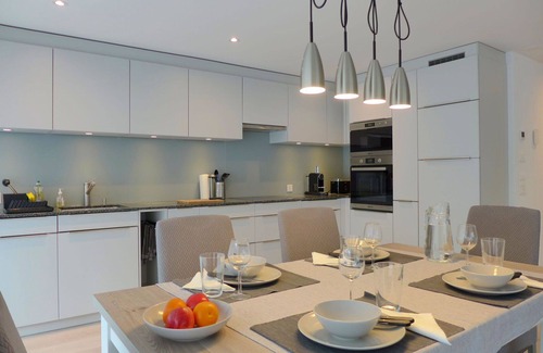 Martisberg Apartment | Cosy apartment for 4 guests with WIFI, TV, balcony and panoramic view