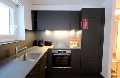 Saas-Fee Apartment | Cosy apartment for 4 guests with WIFI, TV and balcony