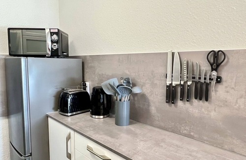 Loffingen Apartment | Cosy apartment for 4 people with pool, WIFI, TV, balcony and panoramic view